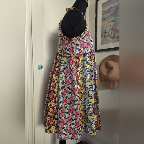 Patrons of Peace Floral Dress XS Coastal Cowgirl 90s Boho Romantic Gardencore - Picture 7 of 14